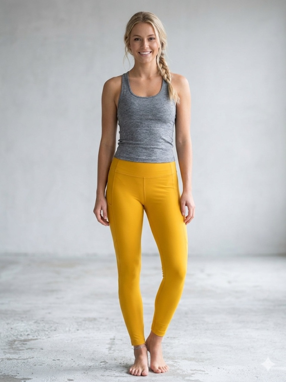 Outdoor Voices Mustard Yellow High-Rise Leggings